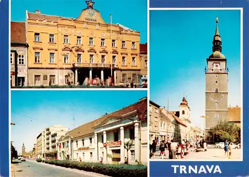 AK / Ansichtskarte  Trnava_Slovakia Mestsky narodny vybor Ulica Februaroveho vitastva Mestska veza pov renes