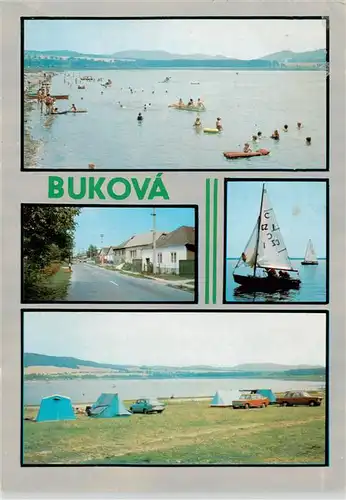 AK / Ansichtskarte 73941074 Bukova__Slovakia Obec obklopena Malymi Karpatami V okoli rekreacna oblast s priehradnou vodnou nadrzou