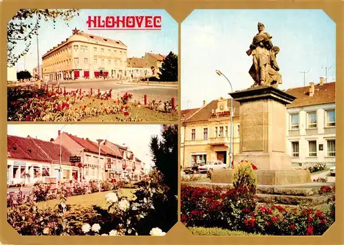 AK / Ansichtskarte 73941075 Hlohovec_Slovakia Mestsky narodny vybor Gottwldovo namestie Pomnik osloboditelom