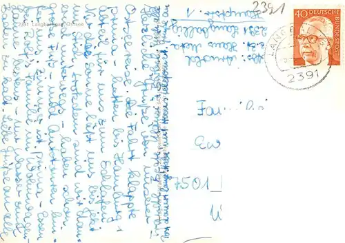 AK / Ansichtskarte  Langballigau Fliegeraufnahme