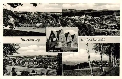 AK / Ansichtskarte 73941111 Marienberg_Westerwald Panorama Europahaus