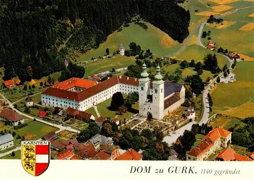 AK / Ansichtskarte  Gurk_Gurktal_Kaernten_AT Dom zu Gurk Fliegeraufnahme