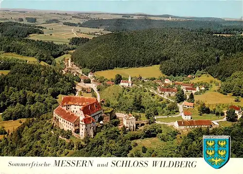 AK / Ansichtskarte  Messern_Irnfritz-Messern_Niederoesterreich_AT Fliegeraufnahme mit Schloss Wildberg