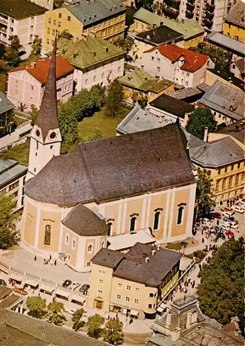 AK / Ansichtskarte  Bad_Ischl_Salzkammergut_AT Fliegeraufnahme mit Stadtpfarrkirche