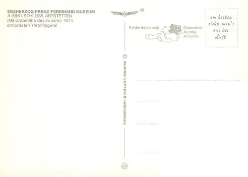 AK / Ansichtskarte  Artstetten-Poebring_Niederoesterreich_AT Erzherzog Franz Ferdinand Museum Schloss Artstetten