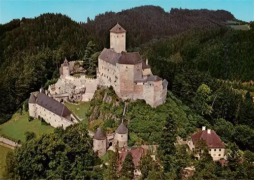 AK / Ansichtskarte  Rappottenstein_Niederoesterreich_AT Fliegeraufnahme mit Burg Rappottenstein