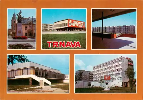 AK / Ansichtskarte  Trnava_Slovakia Teilansichten Hochhaeuser Wohnsiedlung