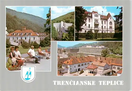 AK / Ansichtskarte  Trencianske_Teplice_Bad_Trencsenteplicz_SK Kurpark Kurhotel