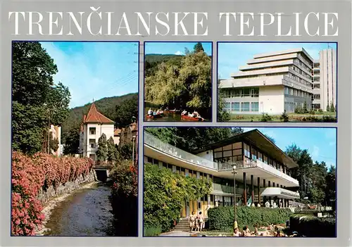 AK / Ansichtskarte  Trencianske_Teplice_Bad_Trencsenteplicz_SK Teilansichten Kurhotel