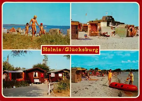 AK / Ansichtskarte 73941166 Holnis Badestrand Bungalows