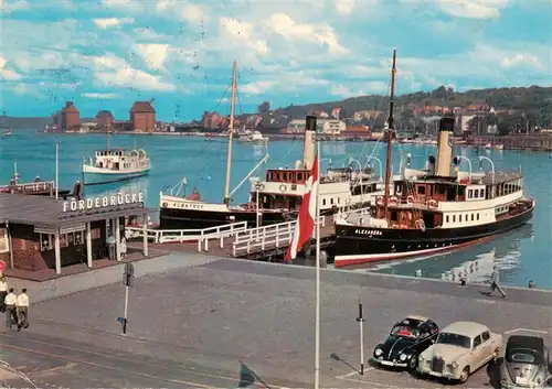 AK / Ansichtskarte  Flensburg__Schleswig-Holstein An der Foerdebruecke