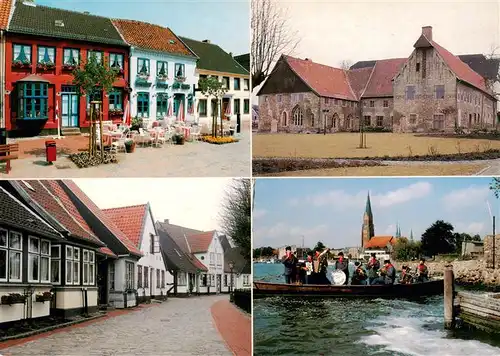 AK / Ansichtskarte  Schleswig_Schlei_Erfde Senator Kroog Gaststaette Restaurant Musikkapelle Blick zum Dom