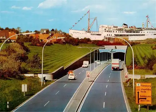 AK / Ansichtskarte 73941226 Rendsburg Strassentunnel unter dem Nord-Ostsee-Kanal