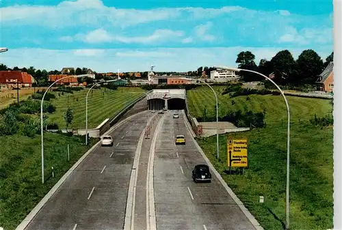 AK / Ansichtskarte 73941229 Rendsburg Strassentunnel unter dem Nord-Ostsee-Kanal