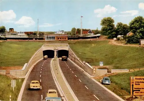 AK / Ansichtskarte  Rendsburg Autostrassentunnel unter dem Nord-Ostsee-Kanal