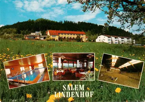 AK / Ansichtskarte 73941252 Stadtsteinach Salem Lindenhof Hallenbad Restaurant Reithalle Naturpark Frankenwald