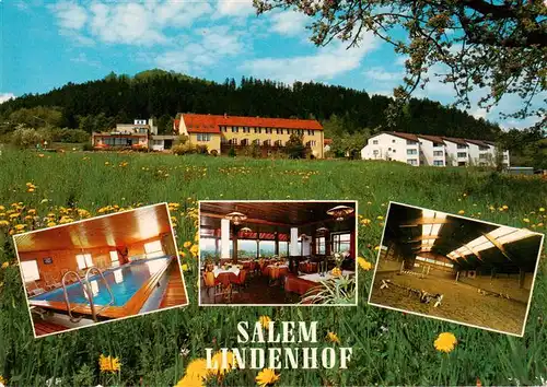 AK / Ansichtskarte  Stadtsteinach Salem Lindenhof Hallenbad Restaurant Reithalle Naturpark Frankenwald