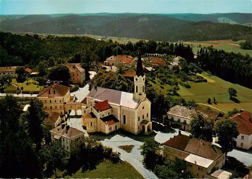 AK / Ansichtskarte  Maria_Schmolln_Oberoesterreich_AT Fliegeraufnahme mit Wallfahrtskirche 