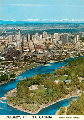 AK / Ansichtskarte  Calgary_Alberta_Canada Vue from Calgary Zoo