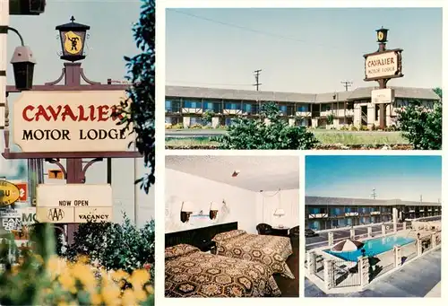 AK / Ansichtskarte  Garden_Grove_California_USA Cavalier Motor Lodge Gaestezimmer Pool