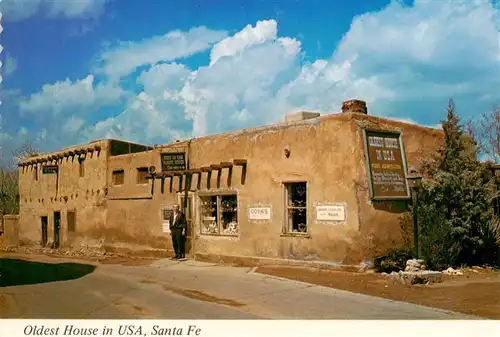 AK / Ansichtskarte  Santa_Fe__California Oldest House in the USA