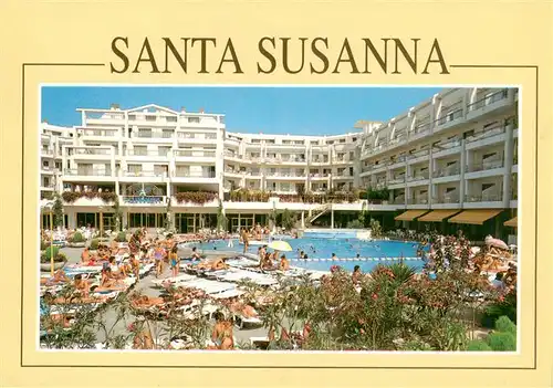 AK / Ansichtskarte 73941398 Santa_Susanna_ES Aquamarin Park Hotel Pool