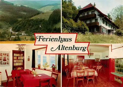 AK / Ansichtskarte  Tennenbronn Ferienhaus Altenburg Gastraeume Panorama