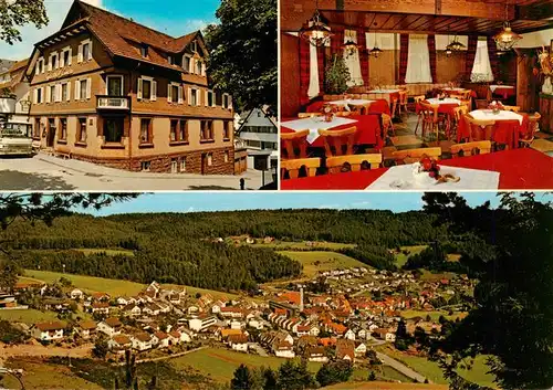 AK / Ansichtskarte  Tennenbronn Gasthof Pension Linde Gastraum Panorama