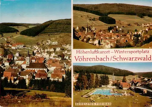 AK / Ansichtskarte 73941434 Voehrenbach Ortsansichten Freibad
