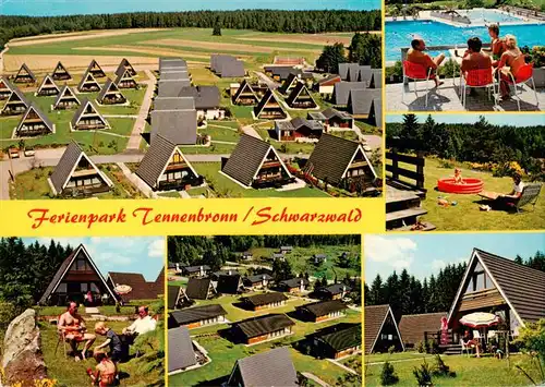 AK / Ansichtskarte 73941443 Tennenbronn Ferienpark Tennenbronn Schwimmbad Bungalows