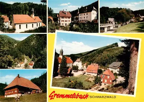 AK / Ansichtskarte 73941462 Gremmelsbach_Triberg Kirche Ortspartien