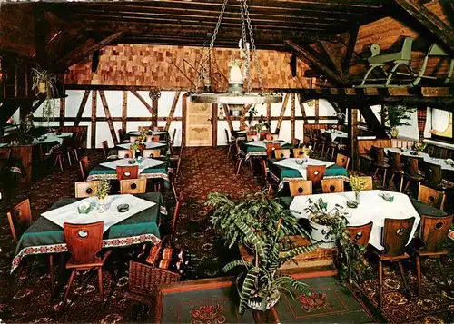 AK / Ansichtskarte  Leutschenbach_Gremmelsbach_Triberg Landgasthof Berghof Gastraum