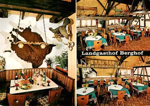 AK / Ansichtskarte  Leutschenbach_Gremmelsbach_Triberg Landgasthof Berghof Gastraeume