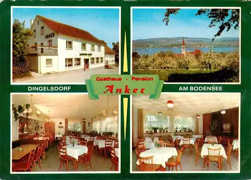 AK / Ansichtskarte  Dingelsdorf_Konstanz_Bodensee Gasthaus Anker Gastraeume Panorama