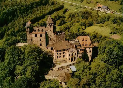 AK / Ansichtskarte  Bad_Bergzabern Ritterburg Berwartstein Fliegeraufnahme