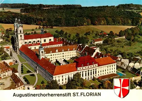 AK / Ansichtskarte  St_Florian_Stift_Linz-Land_Oberoesterreich_AT Augustiner Chorherrenstift St Florian