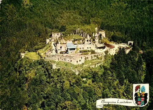 AK / Ansichtskarte  Landskron_Ruine_Ossiachersee_Kaernten_AT Fliegeraufnahme Burgruine Landskron