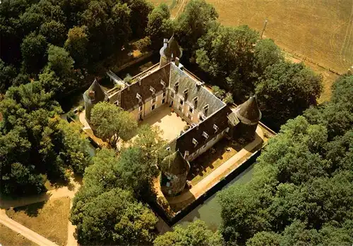 AK / Ansichtskarte  Chabanais_16_Charente Chateau de Rochebrune Vue aerienne