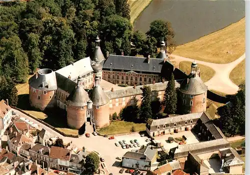 AK / Ansichtskarte  Saint-Fargeau_89_Yonne Chateau de Saint Fargeau Vue aerienne
