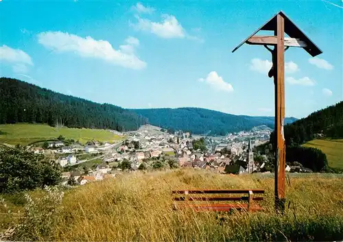 AK / Ansichtskarte  Voehrenbach Panorama Wegekreuz