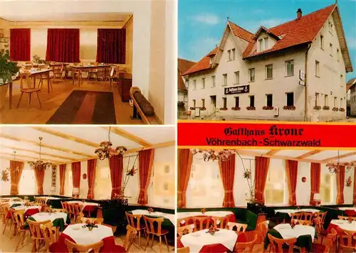 AK / Ansichtskarte 73941589 Voehrenbach Gasthaus Krone Gastraeume
