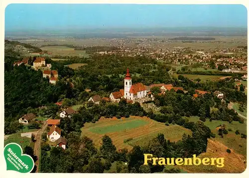 AK / Ansichtskarte  Frauenberg_Leibnitz_Steiermark_AT Fliegeraufnahme mit Kirche