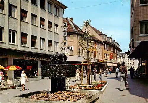 AK / Ansichtskarte  Bensheim_Bergstrasse Fussgaengerzone Brunnen