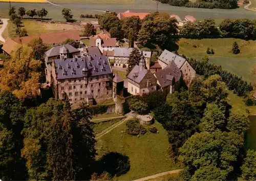 AK / Ansichtskarte 73941609 Lauterbach_Hessen Schloss Eisenbach Fliegeraufnahme