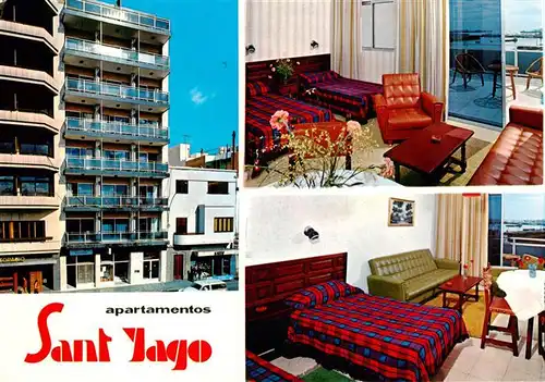 AK / Ansichtskarte  Las_Palmas_Gran_Canaria Apartamentos Sant Yago