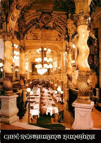 AK / Ansichtskarte  Budapest_HU Café Restaurant Hungaria