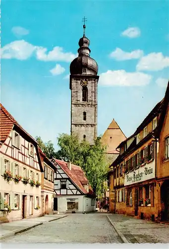 AK / Ansichtskarte  Forchheim_Oberfranken Kapellenstrasse mit St. Martinskirche