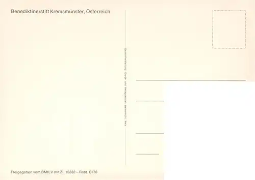 AK / Ansichtskarte  Kremsmuenster_Oberoesterreich_AT Benediktinerstift