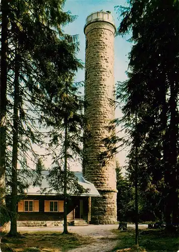 AK / Ansichtskarte  Triberg Stoecklewaldturm mit Rasthaus