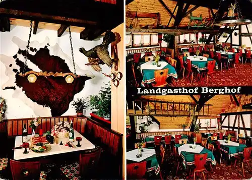 AK / Ansichtskarte  Leutschenbach_Gremmelsbach_Triberg Landgasthof Berghof Gastraeume